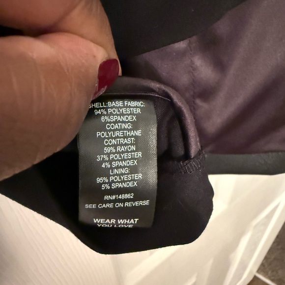 Torrid Women's Black Faux Leather Jacket, size 3 - Picture 3 of 3